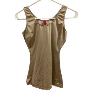 Spanx Tank Top Womens Medium Beige Shapewear Slimming Sleeveless Undergarment